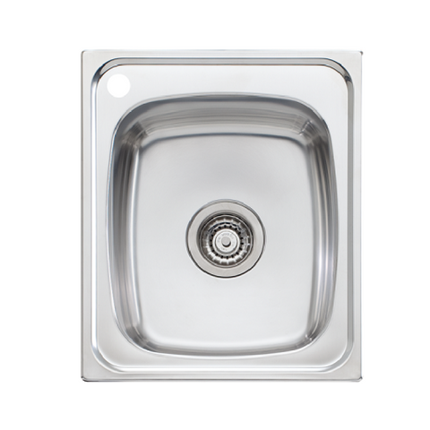 Oliveri Martini Standard Bowl Sink 410mm Topmount (Left Hand Taphole) Stainless Steel 440 LHC