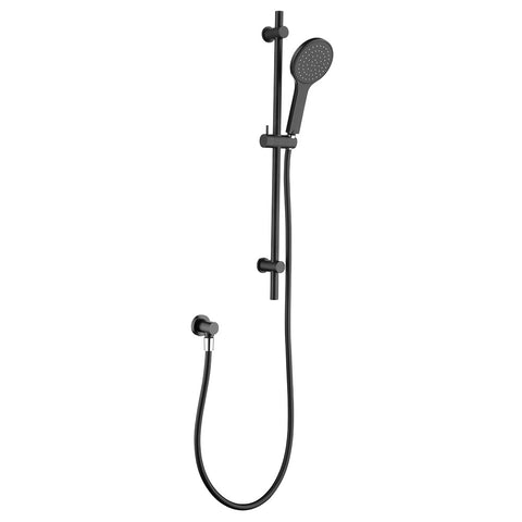 Fienza Hustle Rail Shower Matte Black 444101B-KIT