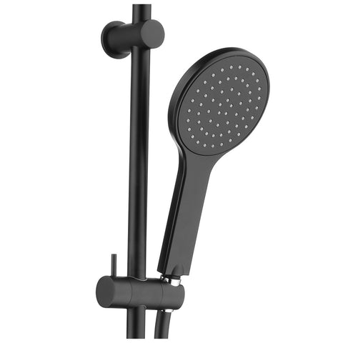 Fienza Hustle Rail Shower Matte Black 444101B-KIT