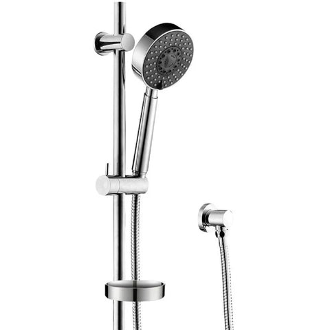 Fienza Michelle Multifunction Rail Shower w/ Soap Dish Chrome 444104