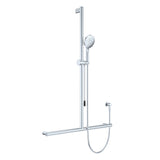 Fienza Care Inverted T Bar Rail Shower w/ Push/Pull Slider Chrome 444117-P