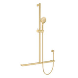 Fienza Care Inverted T Bar Rail Shower Urban Brass 444117UB