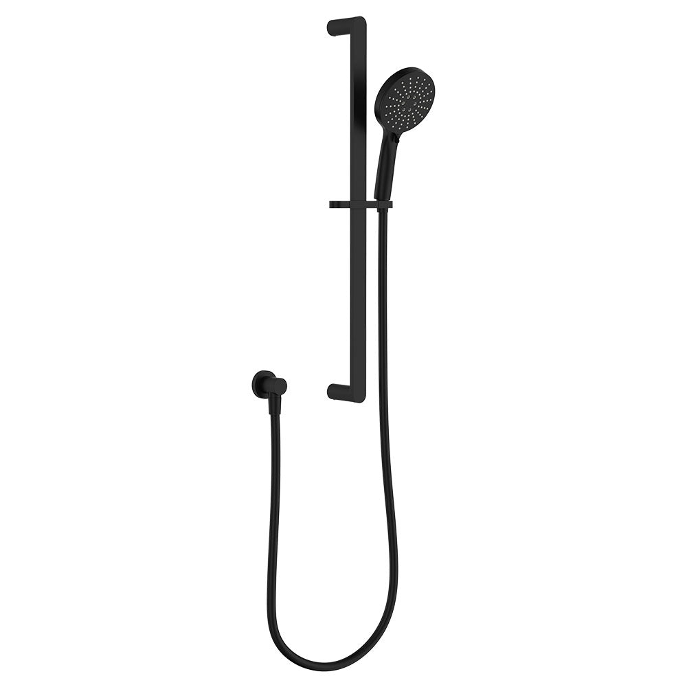 Fienza Empire Slim Rail Shower Matte Black 444118B