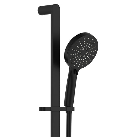 Fienza Empire Slim Rail Shower Matte Black 444118B