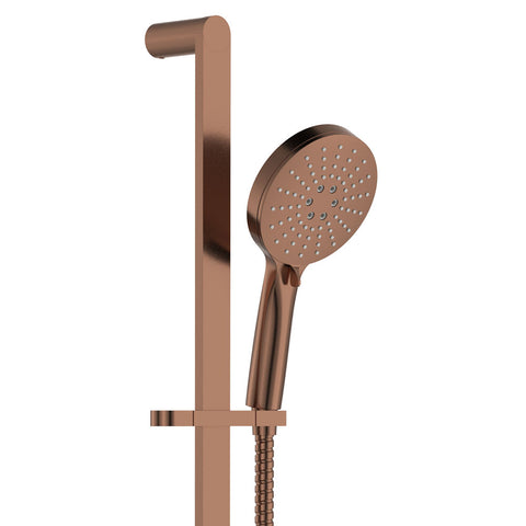 Fienza Empire Slim Rail Shower Brushed Copper 444118CO