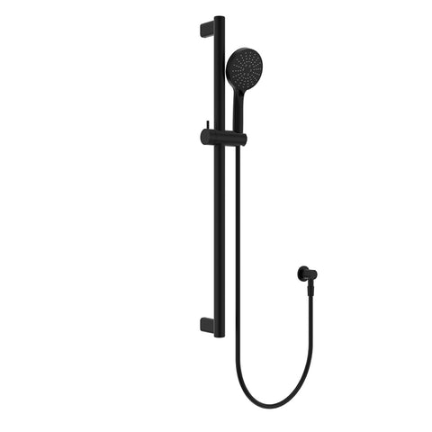 Fienza Care Rail Shower Set 900mm Matte Black 444119B