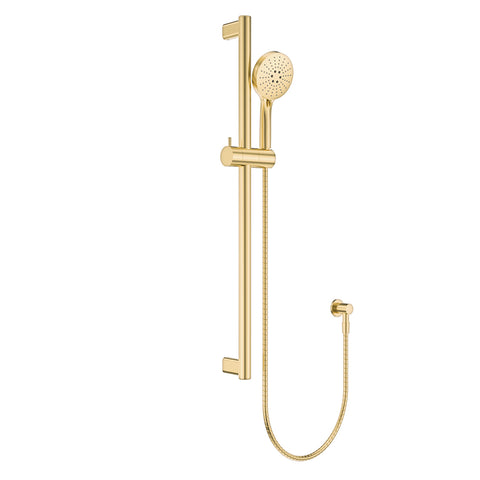 Fienza Care Rail Shower Set 900mm Urban Brass 444119UB