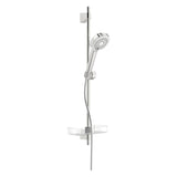 Hansa EcoJet Style Trio Square Shower Rail Set 95/720mm Chrome 447701310037