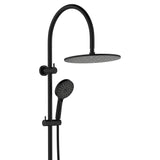 Fienza Empire Slim Curved Twin Shower Matte Black 455110B