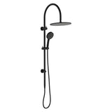 Fienza Empire Slim Curved Twin Shower Matte Black 455110B