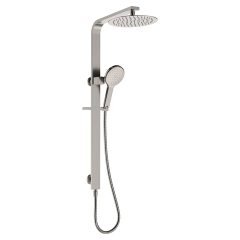 Fienza Kaya Deluxe Twin Shower Brushed Nickel 455119BN