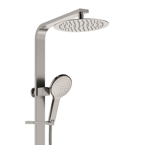 Fienza Kaya Deluxe Twin Shower Brushed Nickel 455119BN