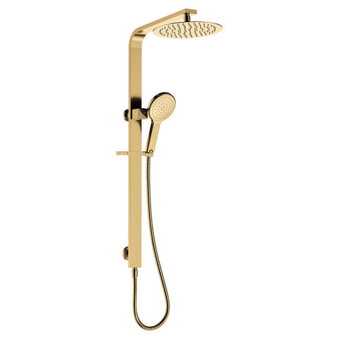 Fienza Kaya Deluxe Twin Shower Urban Brass 455119UB