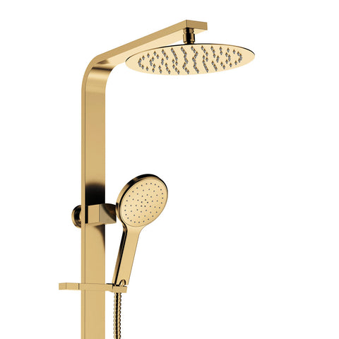 Fienza Kaya Deluxe Twin Shower Urban Brass 455119UB
