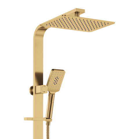 Fienza Tono Deluxe Twin Shower Urban Brass 455121UB