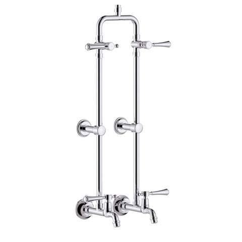 Fienza Lillian Exposed Shower & Bath Set w/ Lever Handles Chrome 455123