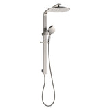 Fienza Empire Slim Deluxe Twin Shower Brushed Nickel 455124BN