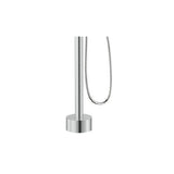 Fienza Kaya Outdoor Shower Base Plate Cover 85mm Height Brushed Stainless Steel 455190-CP