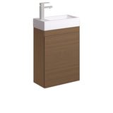 Fienza Edge Wall Hung Cabinet Only 450mm Walnut 45RWA-C