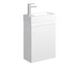 Fienza Edge Wall Hung Cabinet Only 450mm Satin White 45RW-C