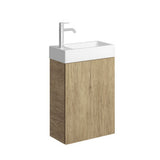 Fienza Minka Wall Hung Vanity 450mm (1 Taphole) No Overflow Scandi Oak 45US