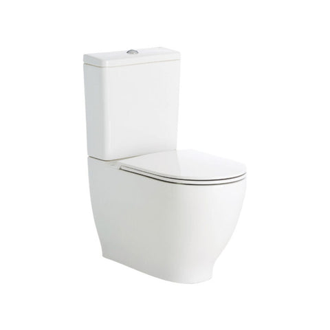 Fienza Rak Moon Back to Wall Toilet Suite S Trap 90-140 White 473546WA