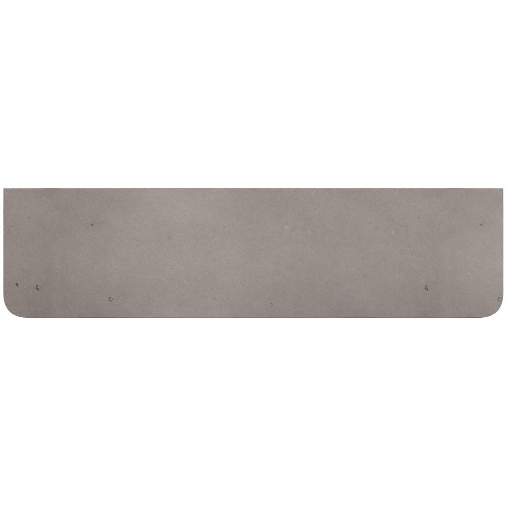 Fienza Curved Vanity Bench Top 1800x465x20mm (No Taphole) Silica Free Urban Crete 507-165-SF