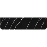Fienza Curved Vanity Bench Top 1800x465x20mm (No Taphole) Silica Free Nero Vena 509-165-SF
