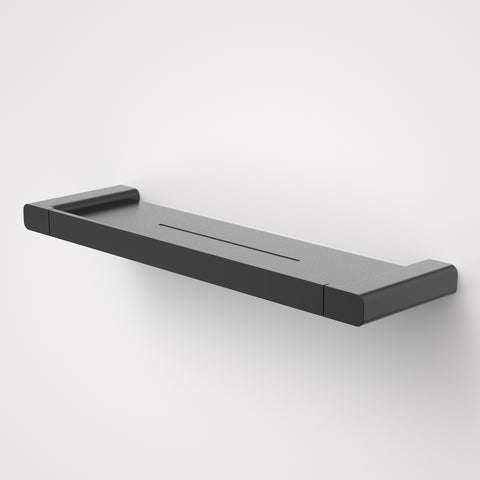 Caroma Luna Metal Shelf Matte Black 99610BL