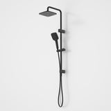 Caroma Luna Multifunction Rail Shower with Overhead Matte Black 90383BL4E