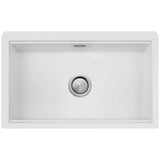 Oliveri Santorini Farmhouse Sink Undermount 945x665mm w/ Overflow White ST-WH1584U OF