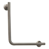 Argent Advantage Designer 90 Degree Grab Rail 450x450mm Brushed Nickel 528459080