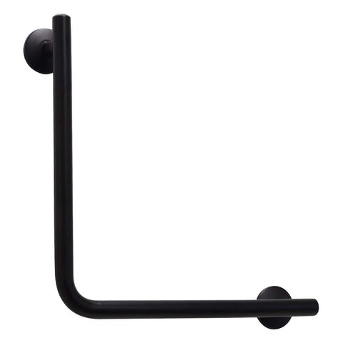 Argent Advantage Designer 90 Degree Grab Rail 450x450mm Matte Black 528459095