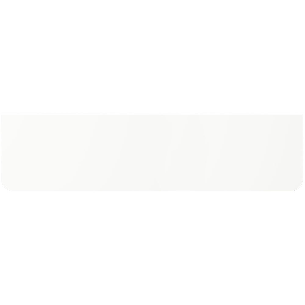 Fienza Curved Vanity Bench Top 1800mm (No Taphole) Pure White 530-165