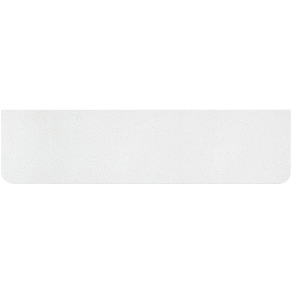 Fienza Curved Vanity Bench Top 1800mm (No Taphole) Snowflake 531-165
