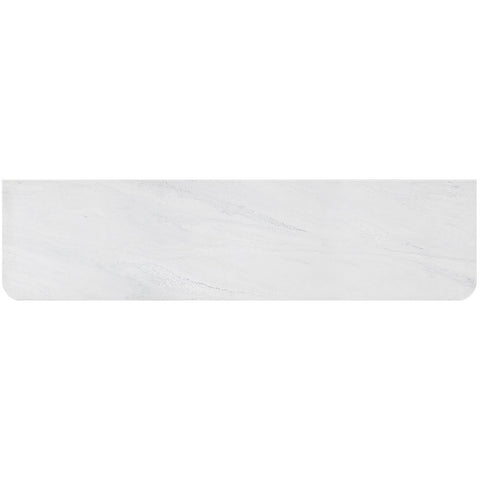 Fienza Curved Vanity Bench Top 1800mm (No Taphole) Cloudburst 532-165
