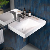 Caroma Urbane II Wall Basin Right Hand Shelf (1 Tap Hole) White 878710W