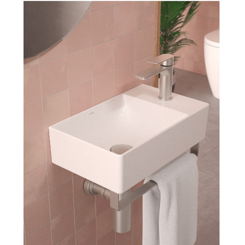 Caroma Urbane II Hand Wall Basin (1 Tap Hole) White 879010W
