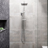 Caroma Luna Multifunction Rail Shower with Overhead Chrome 90383C4E