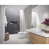 Caroma Luna Cleanflush Wall Faced Invisi Series II Toilet Suite White 844910W