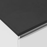 Fienza Carbon Concrete Top 900x465x25mm (No Taphole) 551-103