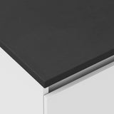 Fienza Carbon Concrete Top 1200x465x25mm (No Taphole) 551-104