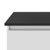 Fienza Carbon Concrete Top 1200x465x25mm (No Taphole) 551-104