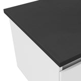 Fienza Carbon Concrete Top 1800x465x25mm (No Taphole) 551-106