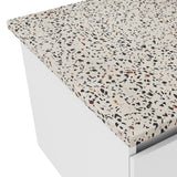 Fienza Terrazzo Concrete Top 1800x465x25mm (No Taphole) 552-106
