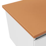 Fienza Tuscan Concrete Top 1200x465x25mm (No Taphole) 554-104