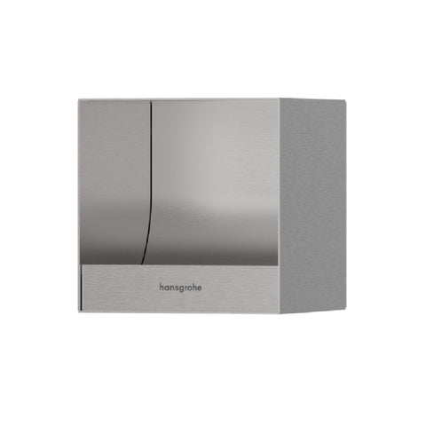 Hansgrohe Xtrastoris Recessed Toilet Paper Holder 150x150x140mm Stainless Steel 56065800