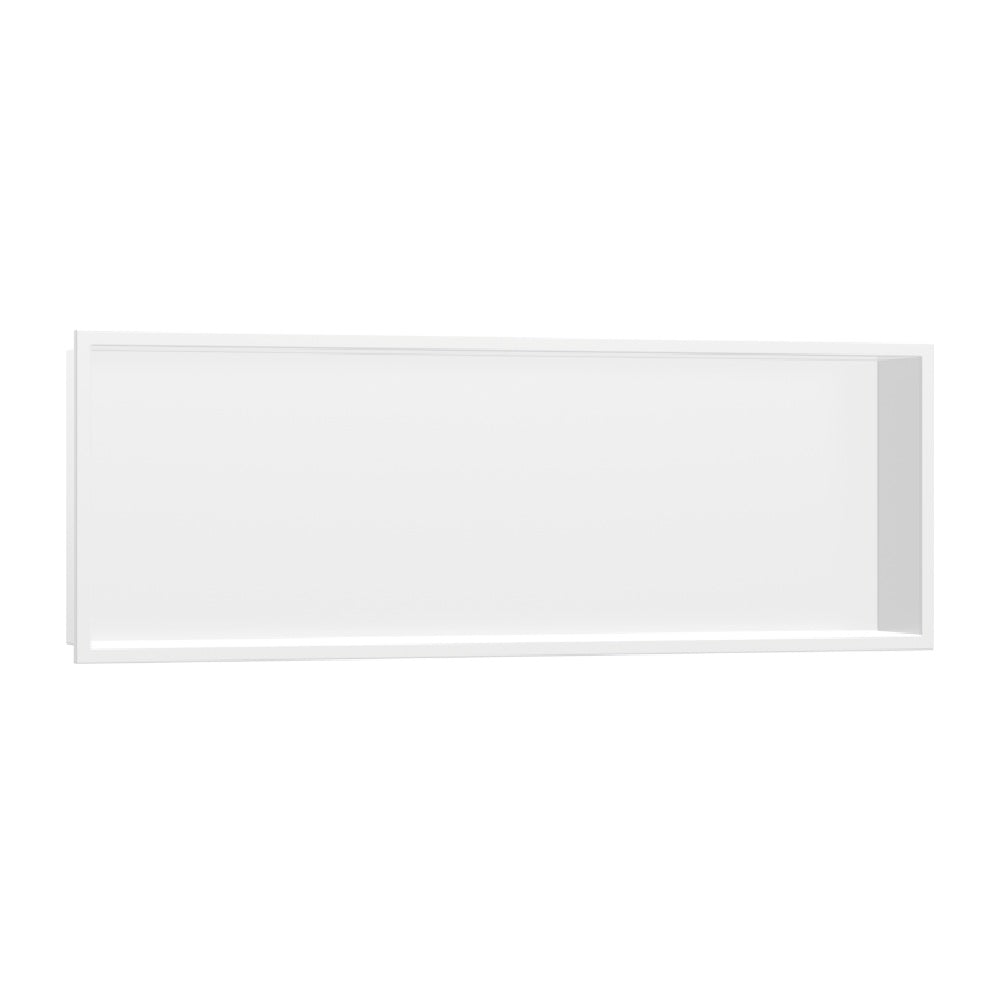 Hansgrohe Xtrastoris Wall Niche 300x900x100mm w/ Frame Matte White 56067700