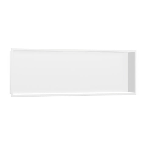 Hansgrohe Xtrastoris Wall Niche 300x900x100mm w/ Frame Matte White 56067700
