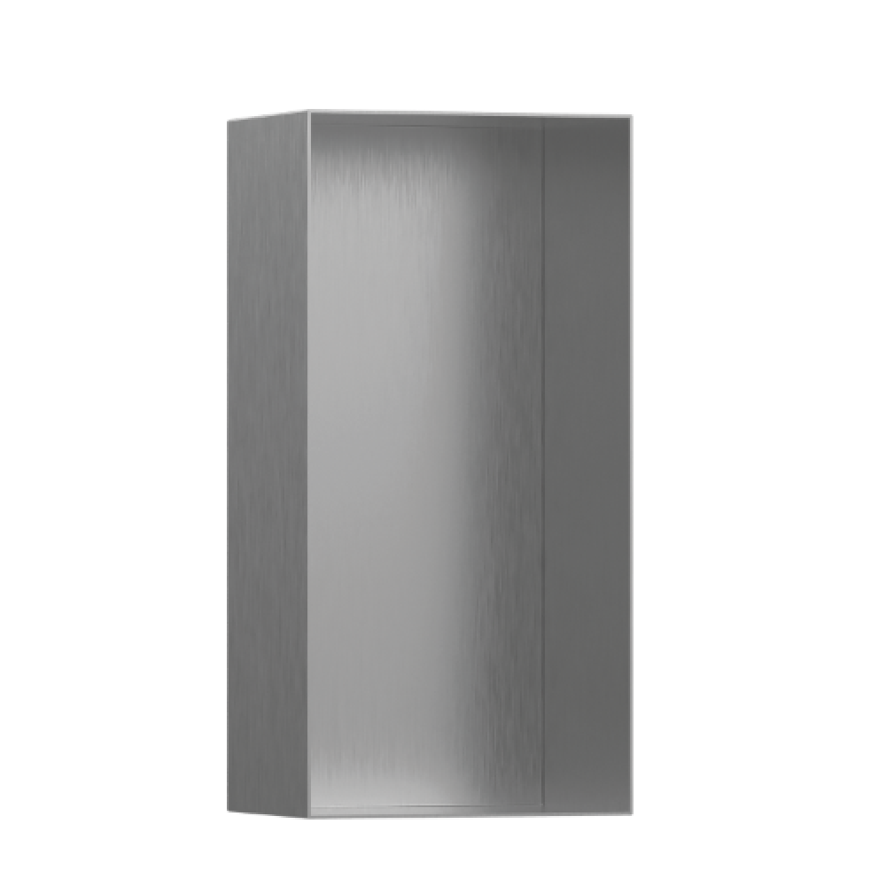 Hansgrohe Xtrastoris Wall Niche 300x150x100mm Frameless Stainless Steel 56070800